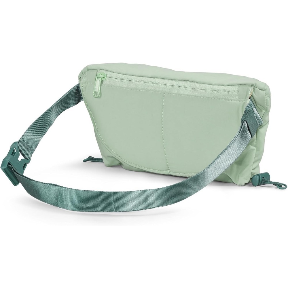 NWT$50 The North Face Never Stop Lumbar Fanny Sling Bag Slate Moss Green - Picture 10 of 10